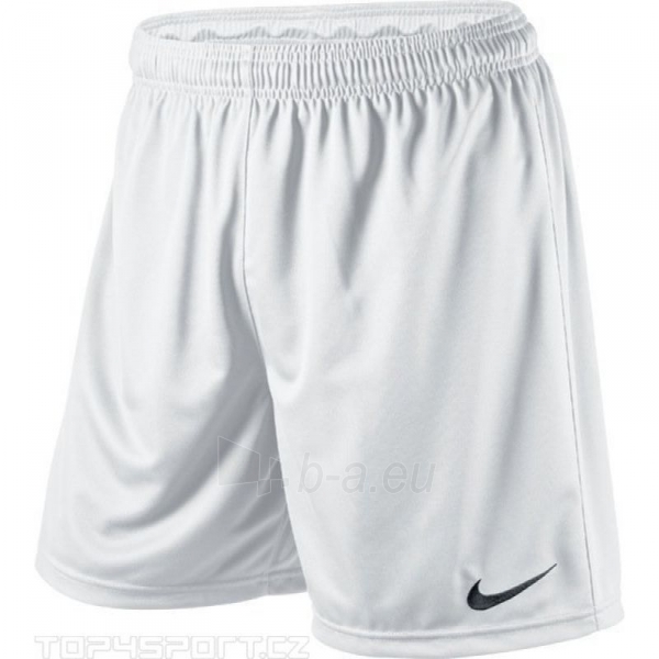Vaikiški futbolo šortai Nike Park Knit Short balta paveikslėlis 1 iš 2