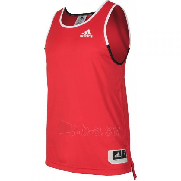 Vaikiški krepšinio marškinėliai adidas Commander 16 raudona paveikslėlis 1 iš 2