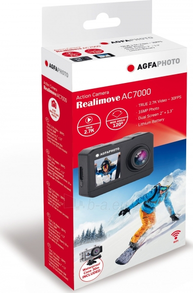Vaizdo kamera AGFA AC7000 black paveikslėlis 6 iš 6