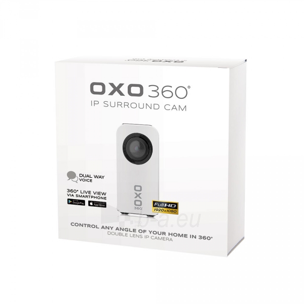 Vaizdo kamera GoXtreme OXO 360° IP Cam 56200 paveikslėlis 7 iš 7