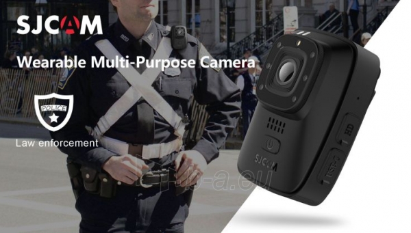 Vaizdo kamera SJCAM A10 Wearable Multi-Purpose black paveikslėlis 4 iš 5