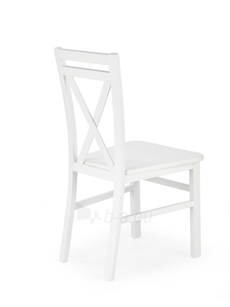 Medinė valgomojo kėdė DARIUSZ 2 balta paveikslėlis 2 iš 3