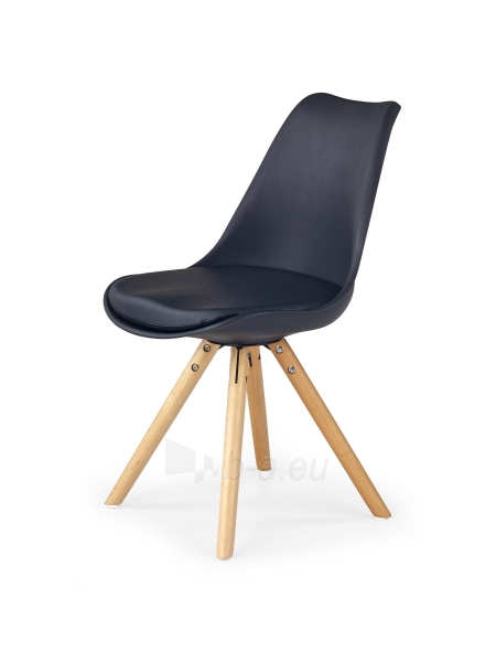 Valgomojo kėdė K201 juoda paveikslėlis 1 iš 4