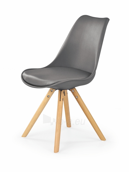 Valgomojo kėdė K201 pilka paveikslėlis 1 iš 8