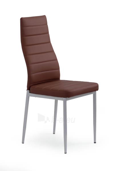Valgomojo kėdė K70 tamsiai ruda paveikslėlis 1 iš 6