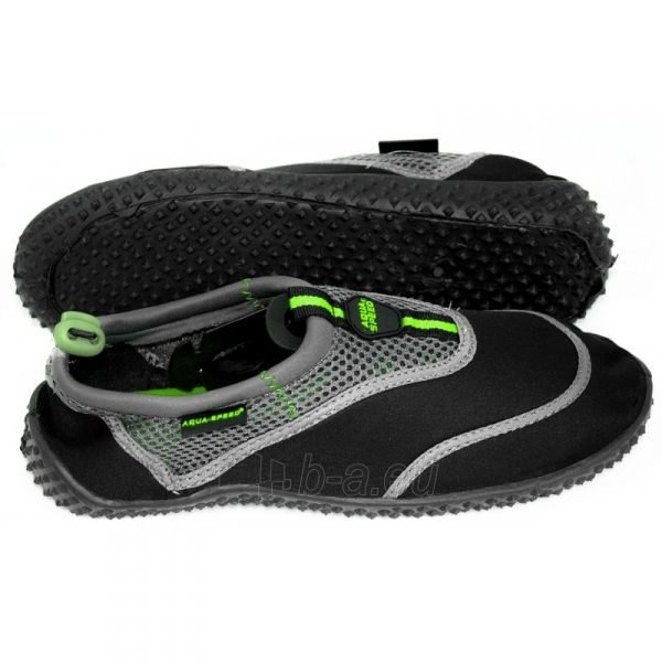 Vandens batai AQUA SPEED SHOE MODEL 5A juoda/pilka/žalia paveikslėlis 3 iš 4