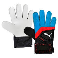 Vartininko pirštinės PUMA PUMA ONE GRIP 04147621 blue-black-red, white logo paveikslėlis 1 iš 1