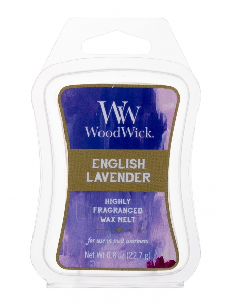 Vaškas WoodWick English Lavender Scented Candle 22,7g paveikslėlis 1 iš 1