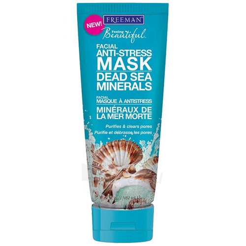 Veido mask Freeman Anti-stress facial mask with Dead Sea minerals 15 ml paveikslėlis 1 iš 2