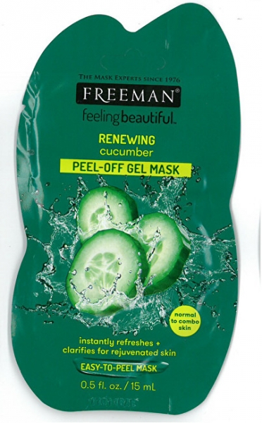 Veido kaukė Freeman Peeling Cucumber Mask (Peel-Off Facial Mask Cucumber) - 175 ml paveikslėlis 2 iš 2