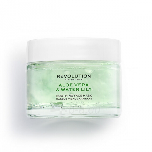 Veido mask Revolution Skincare Aloe Vera & Water Lily (Soothing Face Mask) 50 ml paveikslėlis 1 iš 4