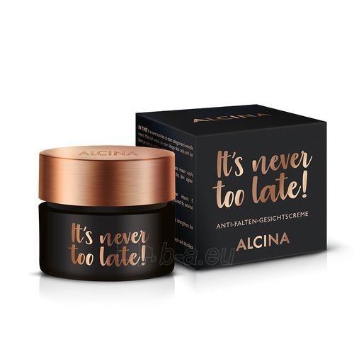 Veido kremas Alcina Daily Skin Cream It`s never too late! ( Anti-Wrinkle Face Cream) 50 ml paveikslėlis 1 iš 1