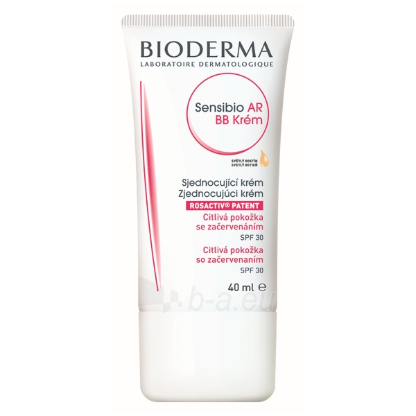 Veido kremas Bioderma BB cream for sensitive skin Sensibio AR SPF 30 40 ml paveikslėlis 1 iš 1