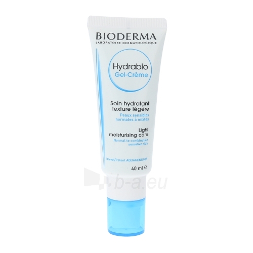 Veido kremas Bioderma Hydrabio Gel-Creme Light Moisturising Care Cosmetic 40ml paveikslėlis 1 iš 1