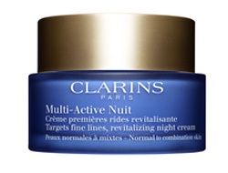 Veido kremas Clarins Revitalizing night cream anti-wrinkle fine for normal and combination skin Multi-Active (Revitalizing Night Cream) 50 ml paveikslėlis 1 iš 1