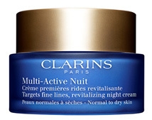 Veido kremas Clarins Revitalizing night cream anti-wrinkle fine for normal to dry skin Multi-Active (Revitalizing Night Cream) 50 ml paveikslėlis 1 iš 1