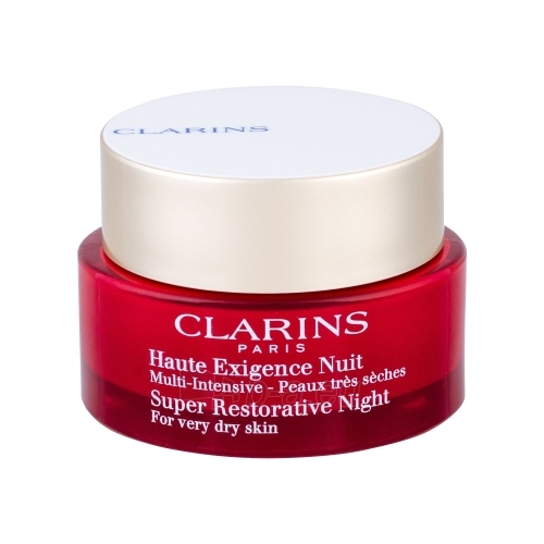 Veido kremas Clarins Super Restorative Night Cream Dry Skin Cosmetic 50ml paveikslėlis 1 iš 1