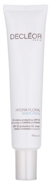 Veido kremas Decléor SPF 50 Hydra Floral White Petal (SPF 50 Protective CC Cream ) 40 ml paveikslėlis 1 iš 1