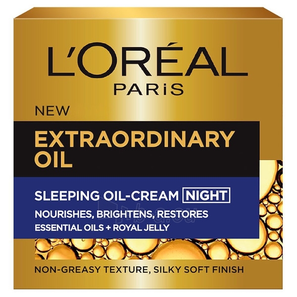Veido kremas LOREAL Extraodinary Oil Radiance Cream-Mask Night 50ml paveikslėlis 1 iš 1