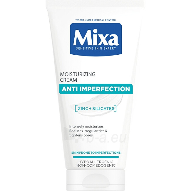 Veido kremas Mixa Moisturizer 2v1 against imperfections Sensitive Skin Expert (Anti-Imperfection Moisturizing Cream) 50 ml paveikslėlis 6 iš 6