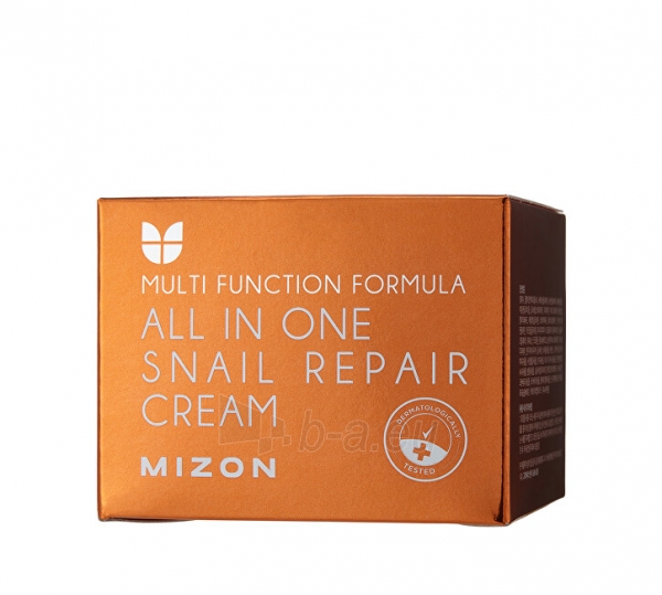 Veido kremas Mizon Regenerating face cream with snail secretion filtrate 92% (All In One Snail Repair Cream) - 75 ml paveikslėlis 6 iš 6