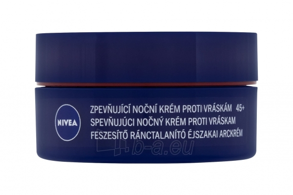 Veido kremas Nivea Anti-Wrinkle Firming Night Cream Cosmetic 50ml paveikslėlis 1 iš 1