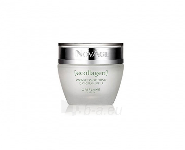 Veido cream nuo raukšlių Oriflame NovAge Ecollagen SPF 15 (Wrinkle Smoothing Day Cream SPF 15) 50 ml paveikslėlis 2 iš 2
