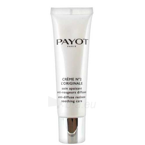 Veido kremas Payot Soothing cream for irritated skin Créme No. 2 L` Original e (Anti-Diffuse Redness Soothing Care ) 30 ml paveikslėlis 1 iš 1
