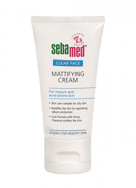 Veido kremas Sebamed Matte Clear Face Cream (Mattifying Cream) 50 ml paveikslėlis 1 iš 1