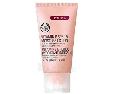 Veido cream The Body Shop Day Cream with Vitamin E for all skin types SPF 15 (Vitamin E Moisture Lotion) 50 ml paveikslėlis 1 iš 1