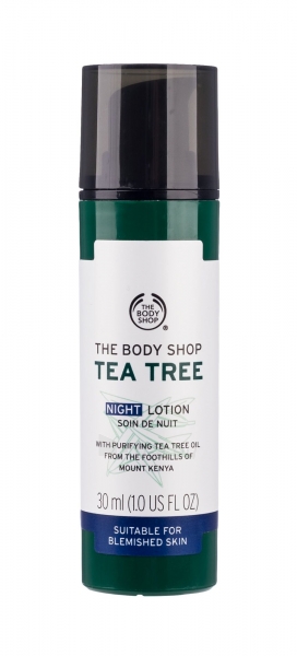 Veido losjonas The Body Shop Tea Tree Blemish Fade Night Lotion Cosmetic 30ml paveikslėlis 1 iš 1