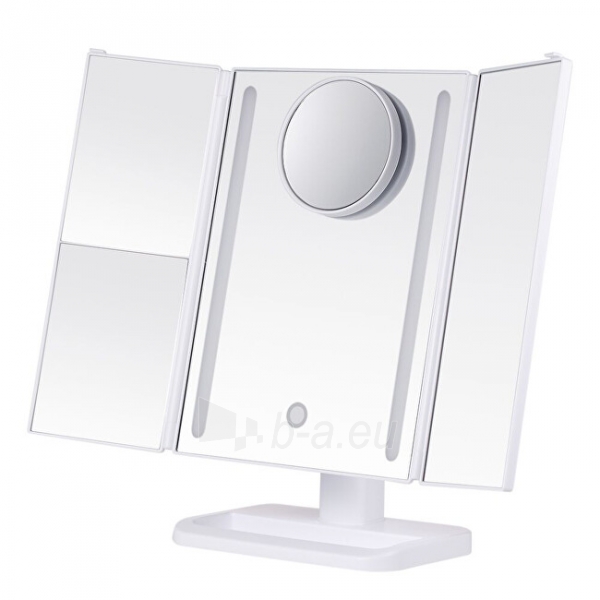 Veidrodis Deveroux Cosmetic White LED Mirror Rechargeable MR-L3013A paveikslėlis 1 iš 1
