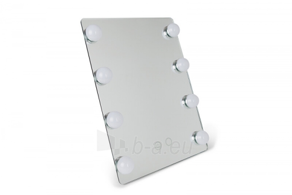 Veidrodis Rio-Beauty Cosmetic mirror with LED bulbs (Hollywood Glamour Light ed Mirror) paveikslėlis 3 iš 4