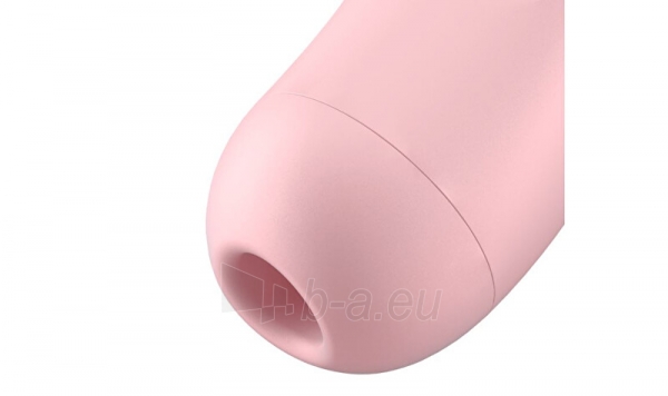 Vibratorius Satisfyer Curvy 2+ Pink clitoral stimulator vibrator paveikslėlis 2 iš 3