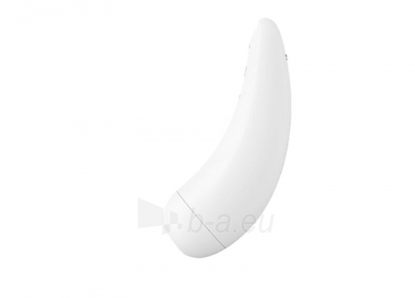 Vibratorius Satisfyer Curvy 2+ White clitoral stimulator paveikslėlis 2 iš 3
