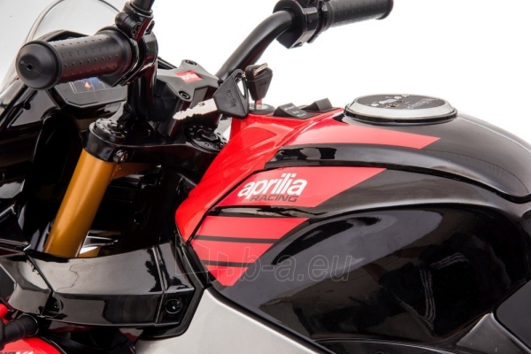Vienvietis elektrinis motociklas Aprilia Tuono V4, raudonas paveikslėlis 8 iš 22