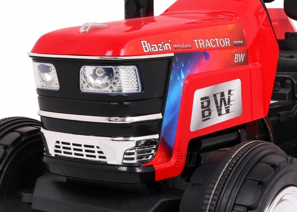 Vienvietis elektrinis traktorius Blazin BW, raudonas paveikslėlis 12 iš 15