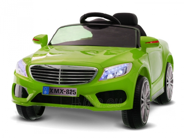 Vienvietis elektromobilis Kabrioletas, žalias paveikslėlis 1 iš 14