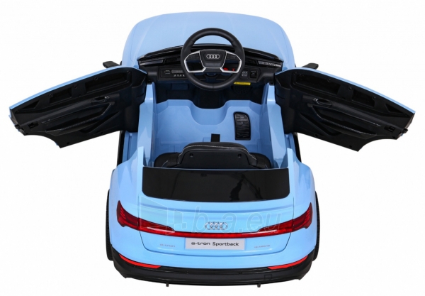 Vienvietis elektromobilis Audi E-Tron Sportback, mėlynas paveikslėlis 6 iš 12