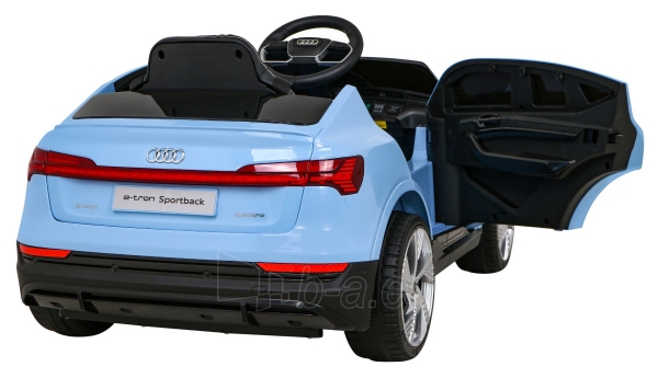 Vienvietis elektromobilis Audi E-Tron Sportback, mėlynas paveikslėlis 4 iš 12