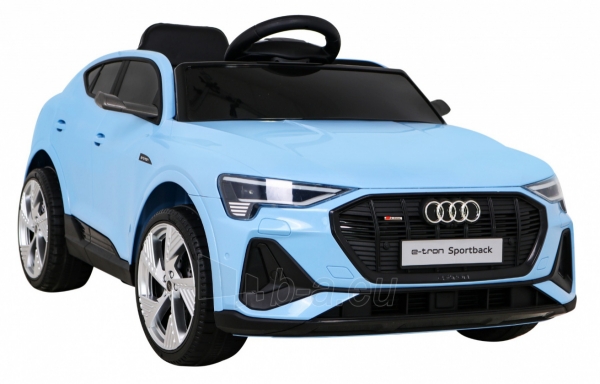 Vienvietis elektromobilis Audi E-Tron Sportback, mėlynas paveikslėlis 3 iš 12