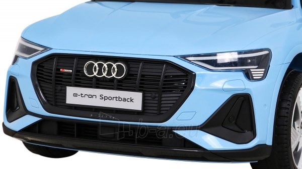 Vienvietis elektromobilis Audi E-Tron Sportback, mėlynas paveikslėlis 2 iš 12