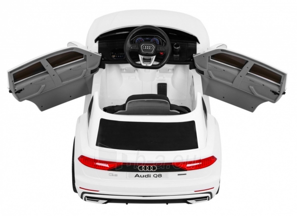 Vienvietis elektromobilis Audi Q8 LIFT, baltas paveikslėlis 7 iš 13