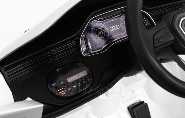 Vienvietis elektromobilis Audi Q8 LIFT, baltas paveikslėlis 6 iš 13