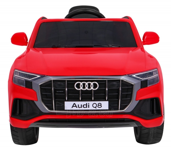 Vienvietis elektromobilis Audi Q8 LIFT, raudonas paveikslėlis 13 iš 15