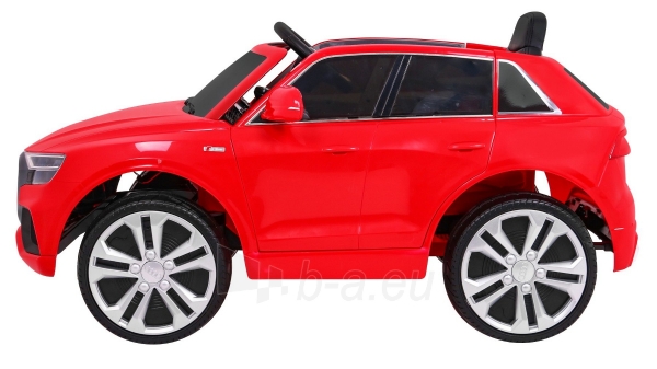 Vienvietis elektromobilis Audi Q8 LIFT, raudonas paveikslėlis 12 iš 15