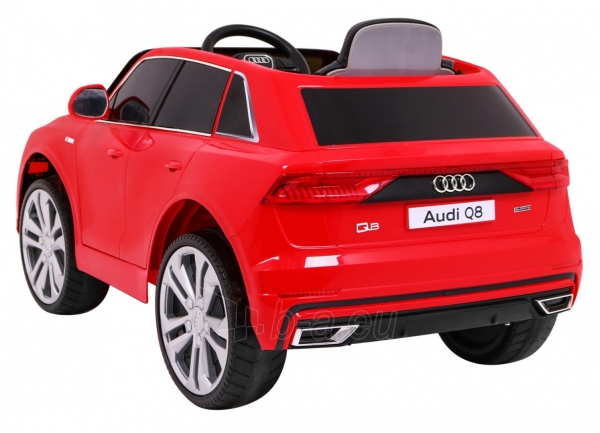 Vienvietis elektromobilis Audi Q8 LIFT, raudonas paveikslėlis 11 iš 15