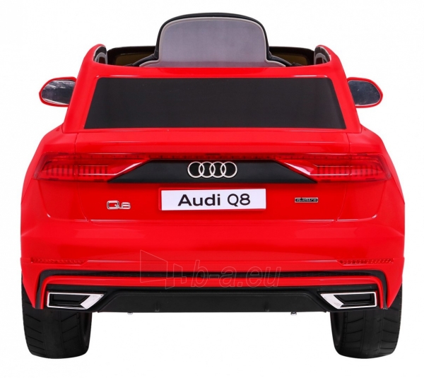 Vienvietis elektromobilis Audi Q8 LIFT, raudonas paveikslėlis 10 iš 15