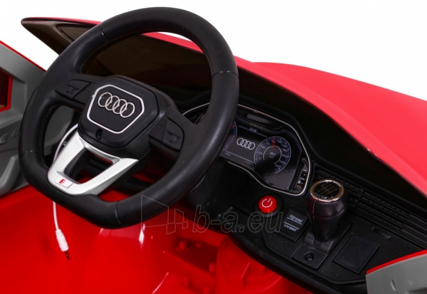 Vienvietis elektromobilis Audi Q8 LIFT, raudonas paveikslėlis 7 iš 15