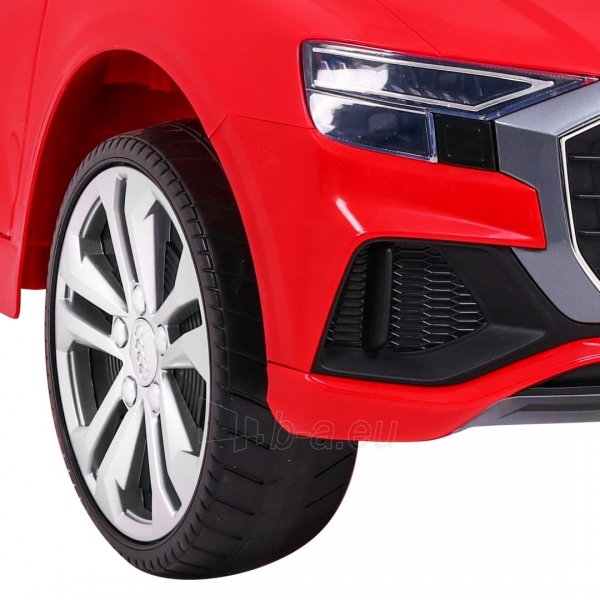 Vienvietis elektromobilis Audi Q8 LIFT, raudonas paveikslėlis 15 iš 15